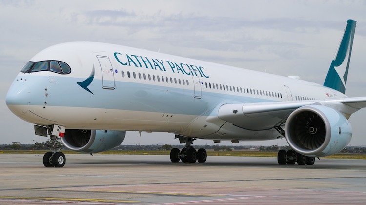 Cathay Pacific is banking on fuel efficient aircraft such as the Airbus A350-900 to boost its financial performance. (Victor Pody)