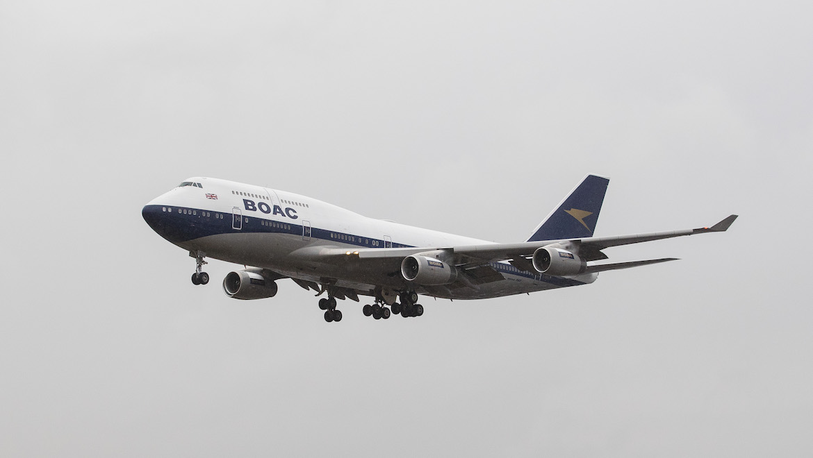British Airways unveils BOAC 747-400 retrojet