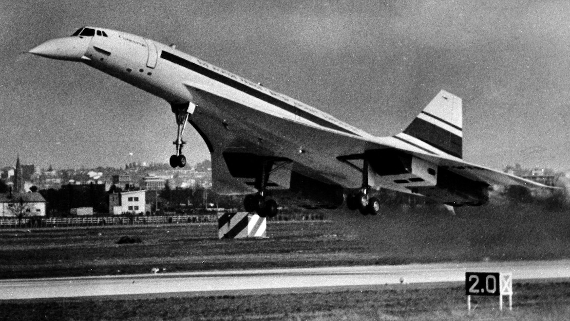 Concorde 001 took its first flight on March 2 1969. (Commons Wikimedia/Archives municipales de Toulouse)