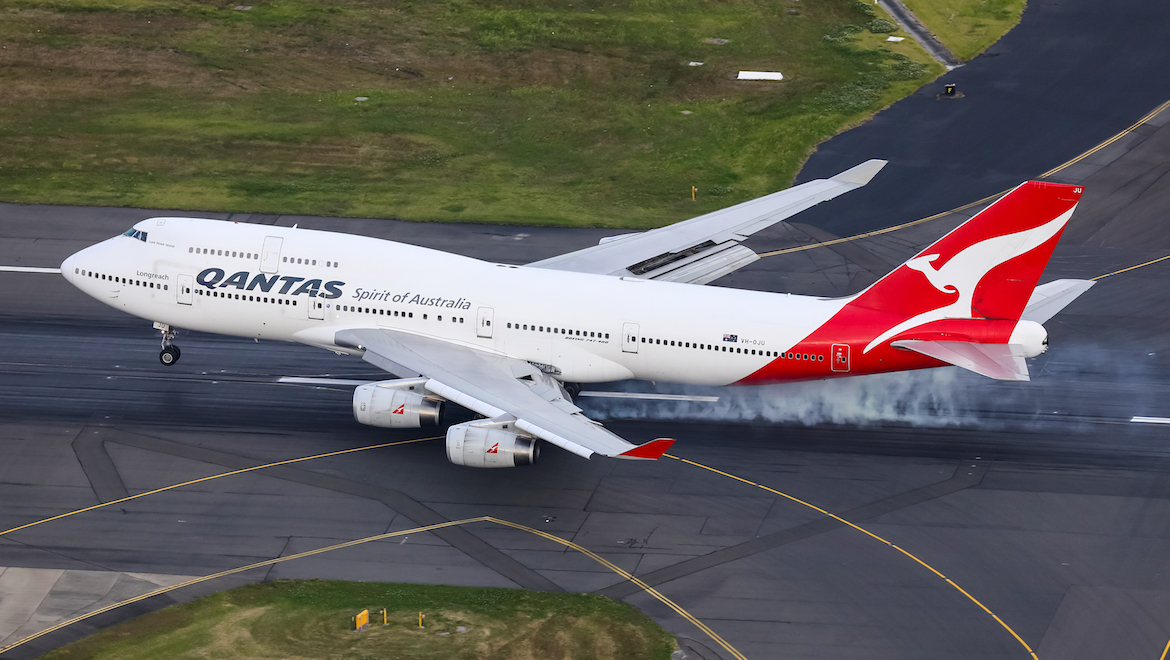 Qantas Boeing 747-400 VH-OJU to be retired in October