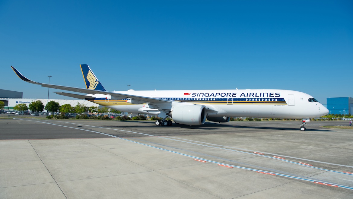 Singapore Airlines' Airbus A350-900ULR flies nonstop between Singapore and the United States. (Singapore Airlines/Airbus)