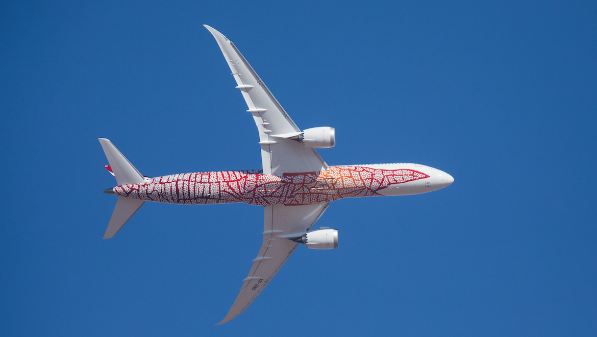 A file image of a Qantas Boeing 787-9.