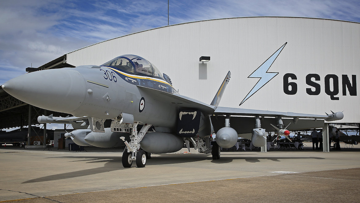 Australia’s 11-strong EA-18G Growler fleet is flown by 6SQN based at RAAF Amberley. (Defence)