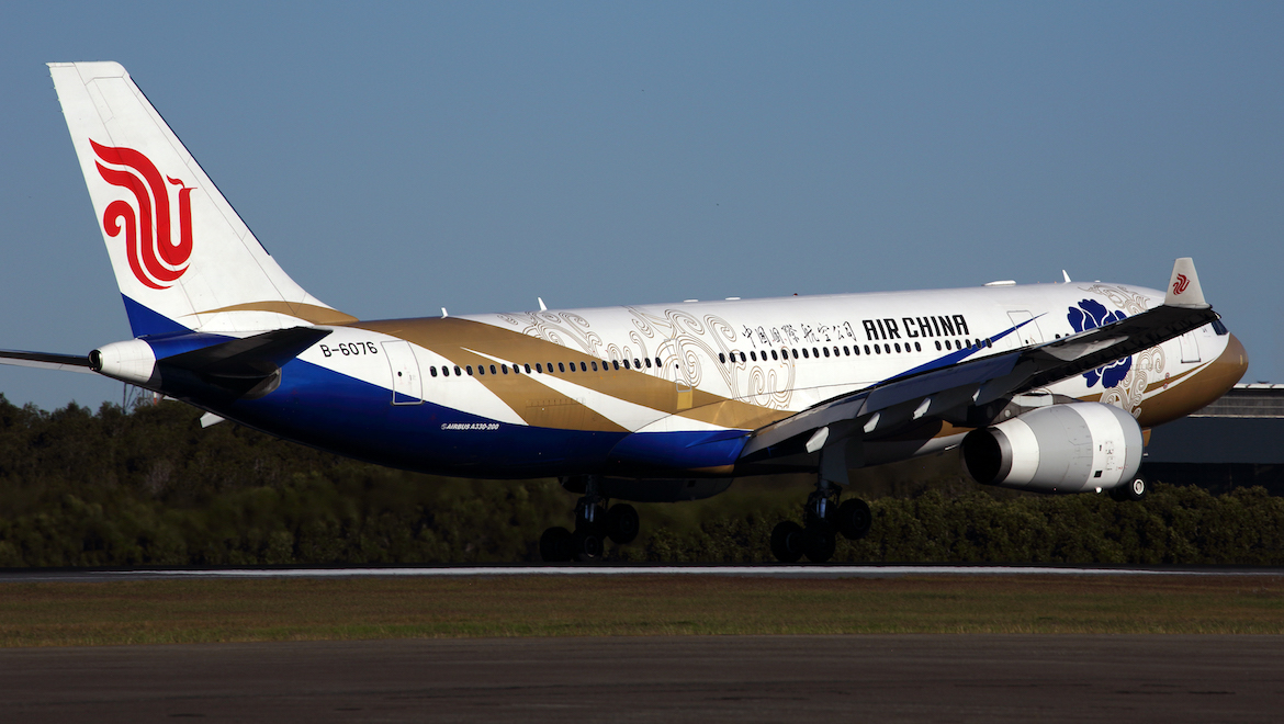 There has been exponential fleet growth from Air China, as well as China Southern and China Eastern. (Rob Finlayson)