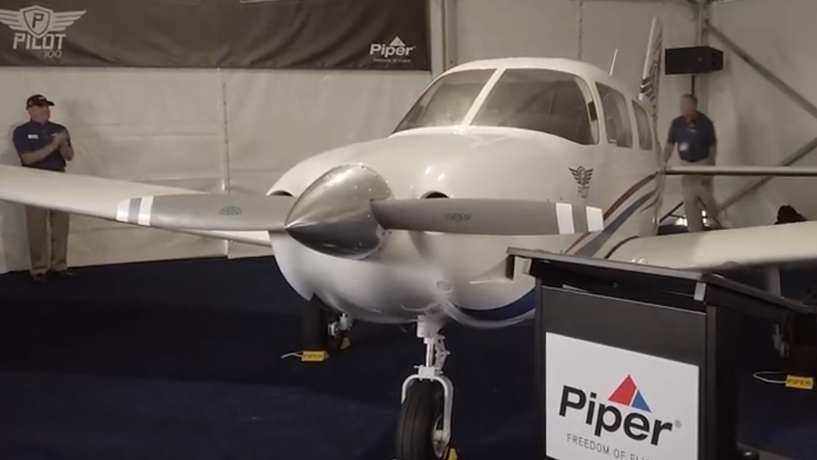 A look at the Piper Pilot 100 from the AOPALive YouTube video. (AOPALive)