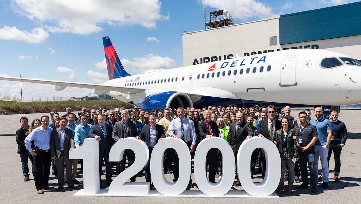 Airbus delivers 12,000th aircraft