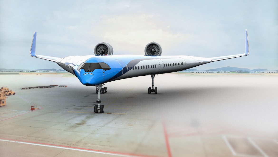 KLM supports TU Delft Flying V concept