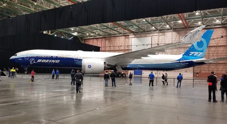 Boeing 777-9X suffers setback during static testing