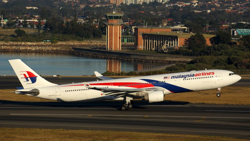 A Malaysia Airlines Airbus A330-200 at Sydney Airport. (Rob Finlayson)