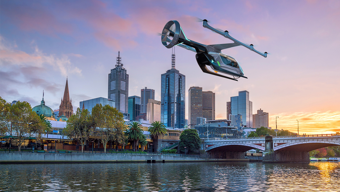 Uber air taxis heading to Melbourne