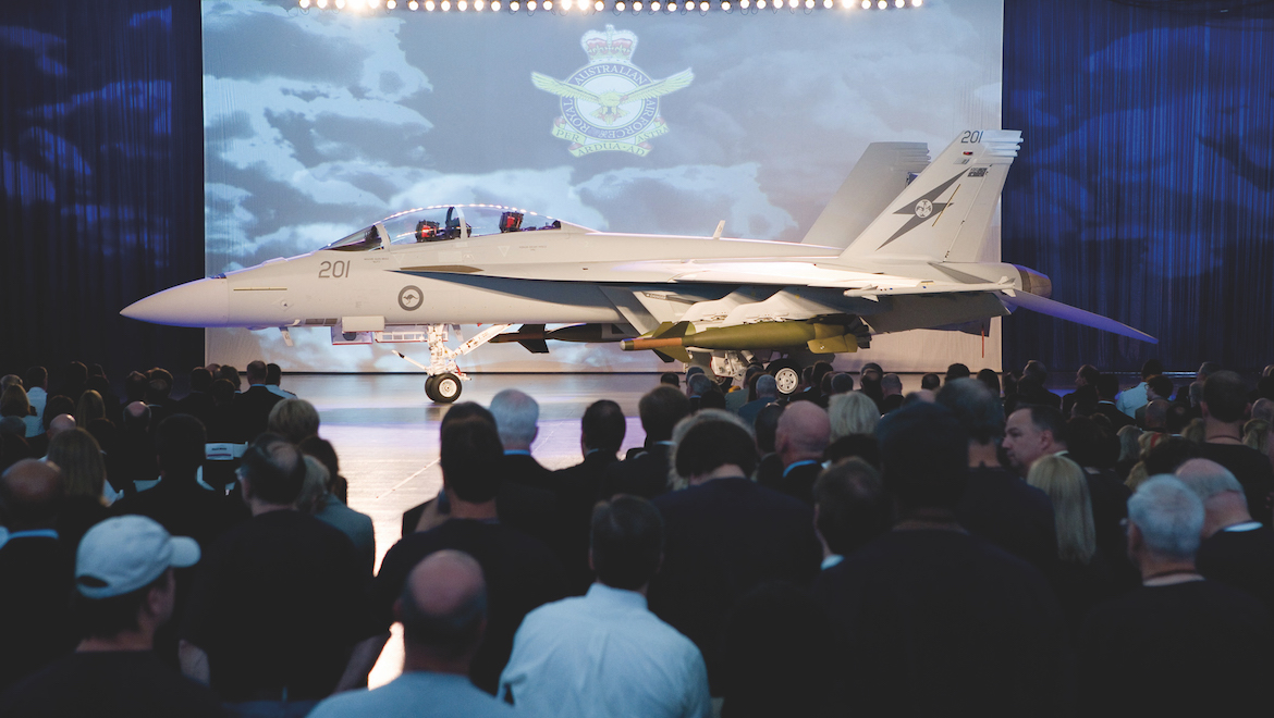 From the archives: Rollout of the first RAAF Super Hornet