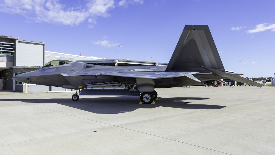 USAF F-22 Raptors fly alongside RAAF for Exercise Talisman Sabre 2019