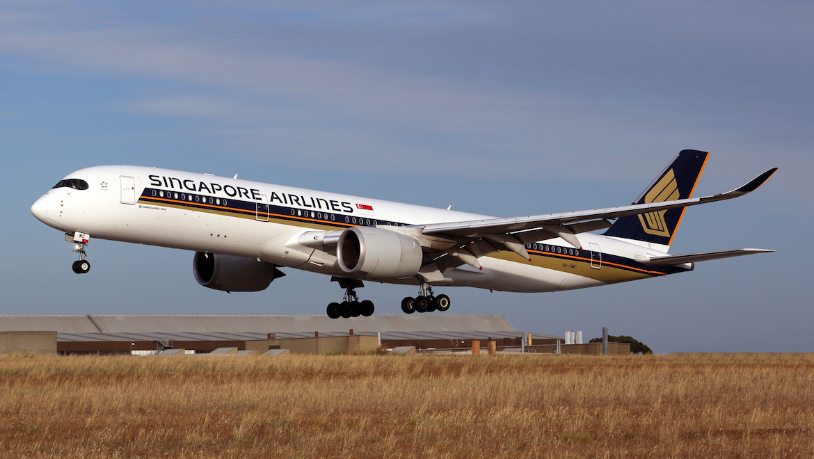 Singapore Airlines to operate Airbus A350-900 to Wellington