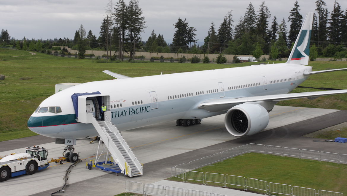 From the archives: Delivery of a Cathay Pacific Boeing 777-300ER
