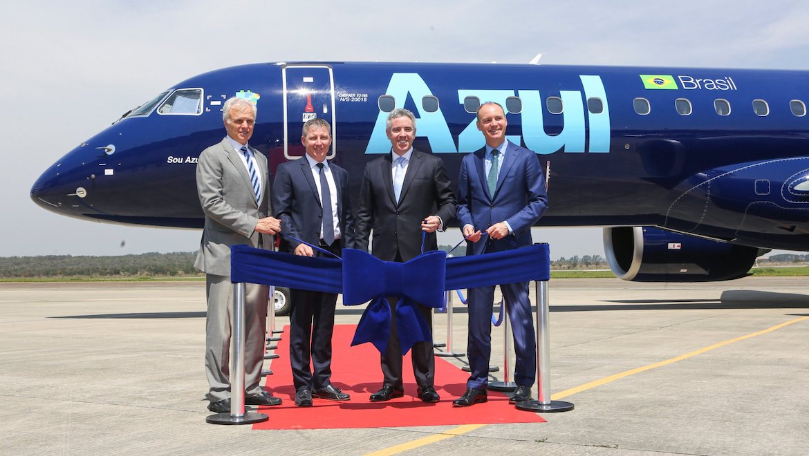 Azul receives first Embraer E195-E2