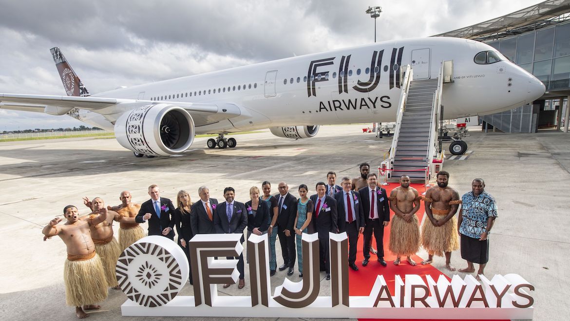 Fiji Airways takes delivery of first Airbus A350-900