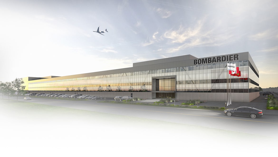 Bombardier to shift business jet production to Toronto Pearson