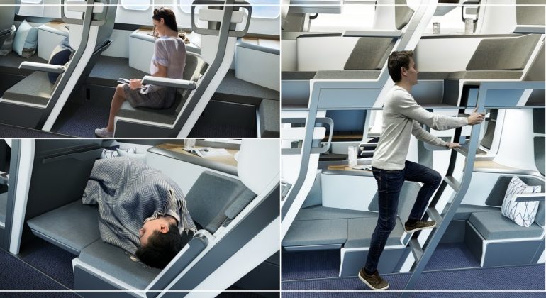 US start-up floats ‘double-decker’, lie-flat seating for economy class
