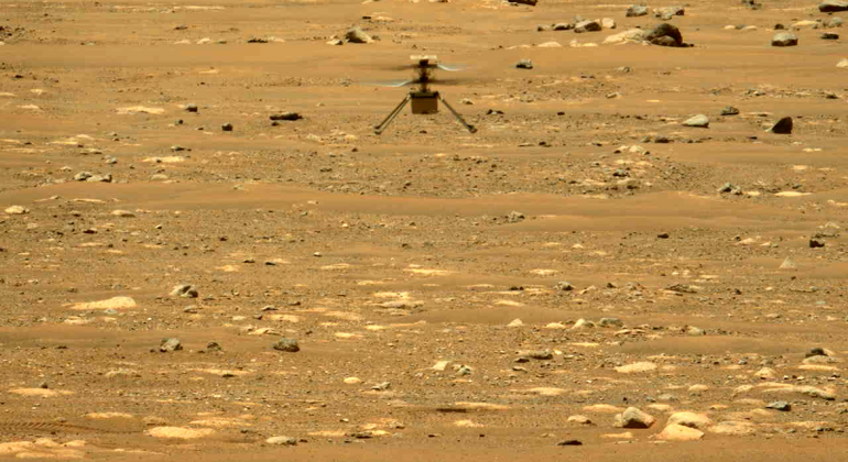 NASA’s Mars helicopter flies further and faster than ever in third successful flight