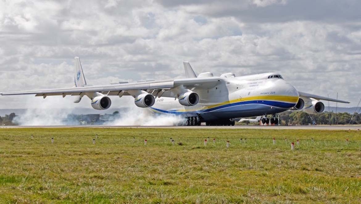 Branson visits Antonov AN-225 airport in Ukraine