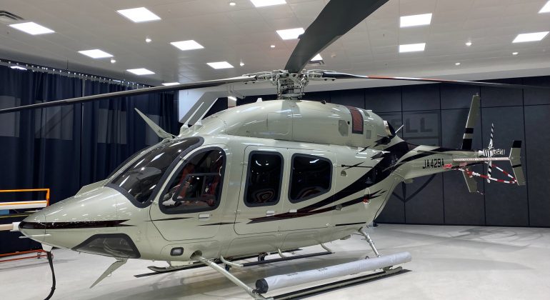 Japan welcomes its first Designer Series Bell 429 helicopter thanks to JGAS