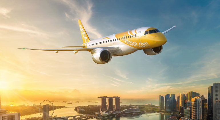 Scoot announces six Southeast Asian destinations for its new Embraer E190-E2 fleet