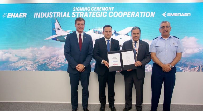 Embraer and ENAER sign cooperation agreement to expand aerospace industry in Chile