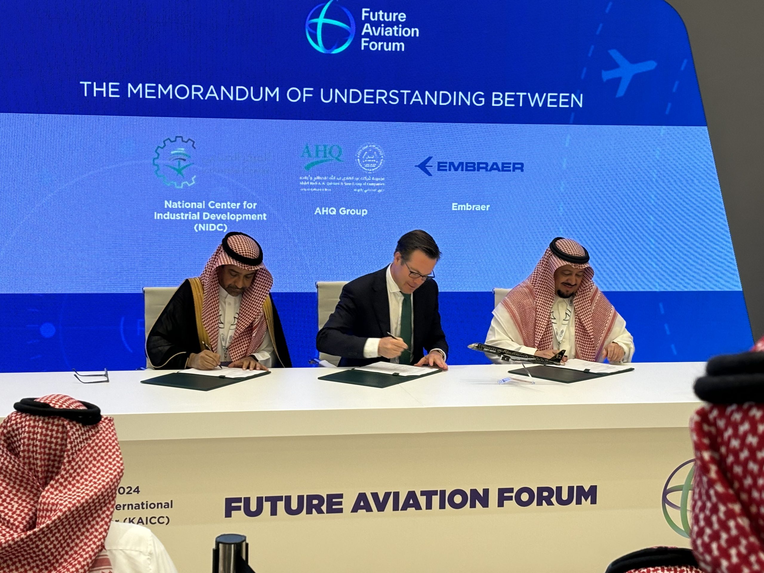 New agreement aims to boost Saudi Arabia's aerospace industry through cooperation with Embraer
