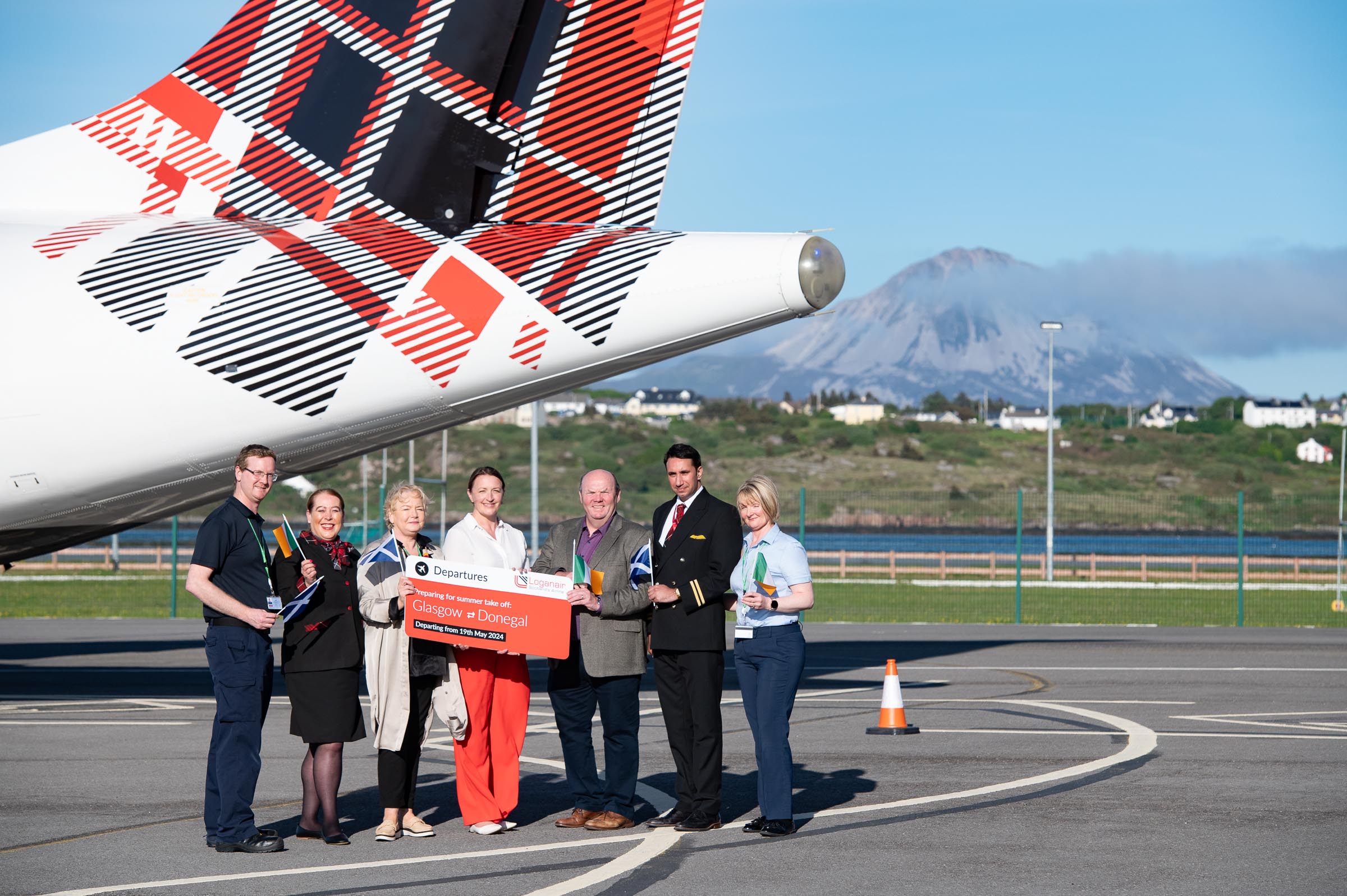 Loganair launches year-round service between Glasgow and Donegal